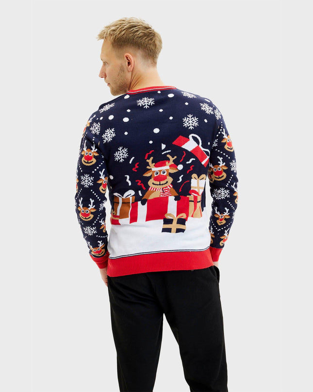 Bringing Christmas Gifts Sweater - Men