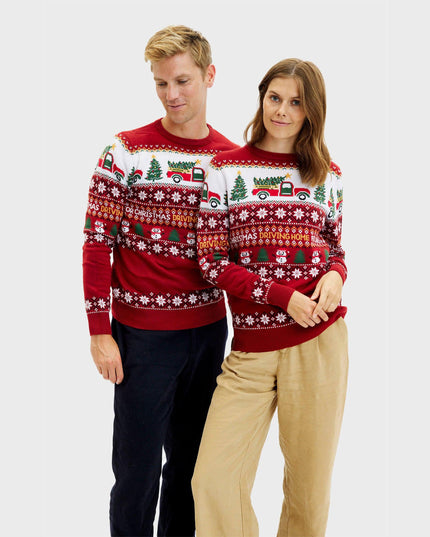 Driving Home for Christmas Sweater for Men - Trine Collection