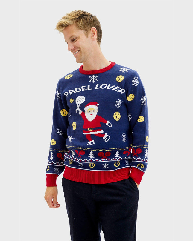 Santa's Padel Club Sweater for Men - Trine Collection