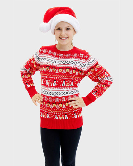 Reinstyle Red Sweater for Kids