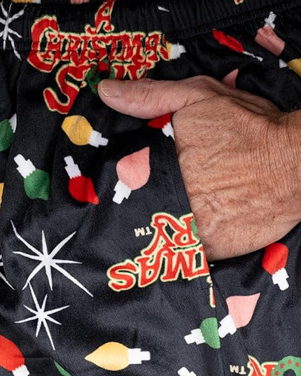 A Christmas Story Fleece Jouluvalot -pyjamahousut