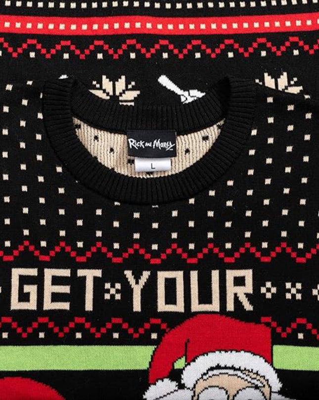 Rick and Morty Get Your Shit Together Ugly Sweater