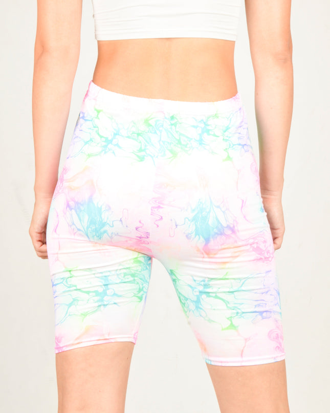 Bike Shorts - Watercolor Loungewear