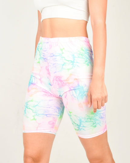 Watercolor Bike Shorts