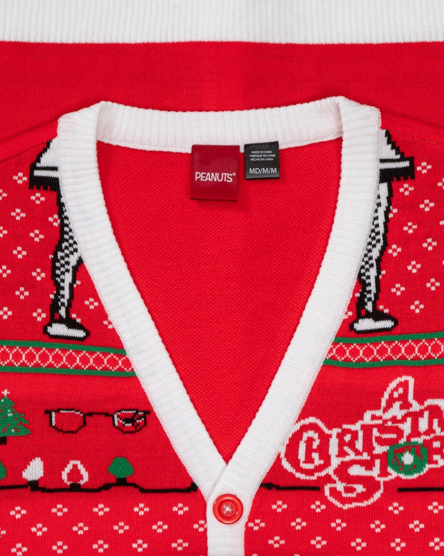 A Christmas Story Leg Lamp Button Up Cardigan