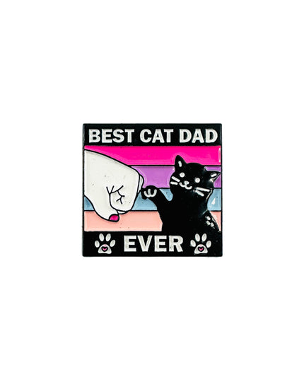Brooch - Best Cat Dad Ever | Family Pajama Accessories