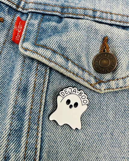 Deja-Boo Pin for Family Halloween Celebrations