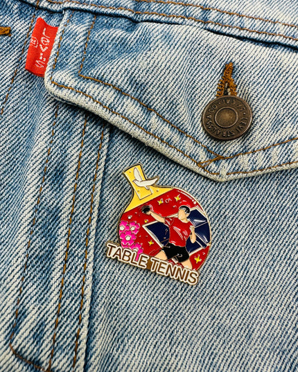 Table Tennis Pin | Family Christmas Pajamas & Accessories