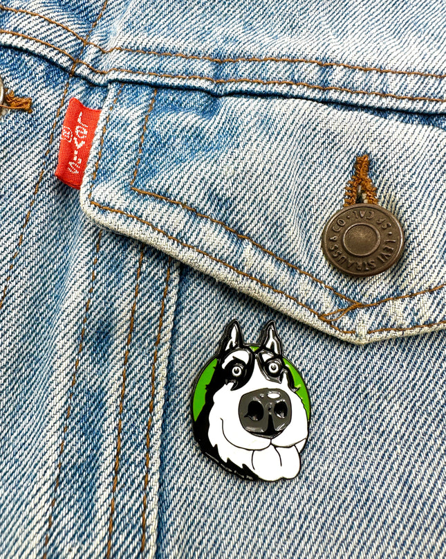 Husky Pin - Cute Gift for Husky Enthusiasts