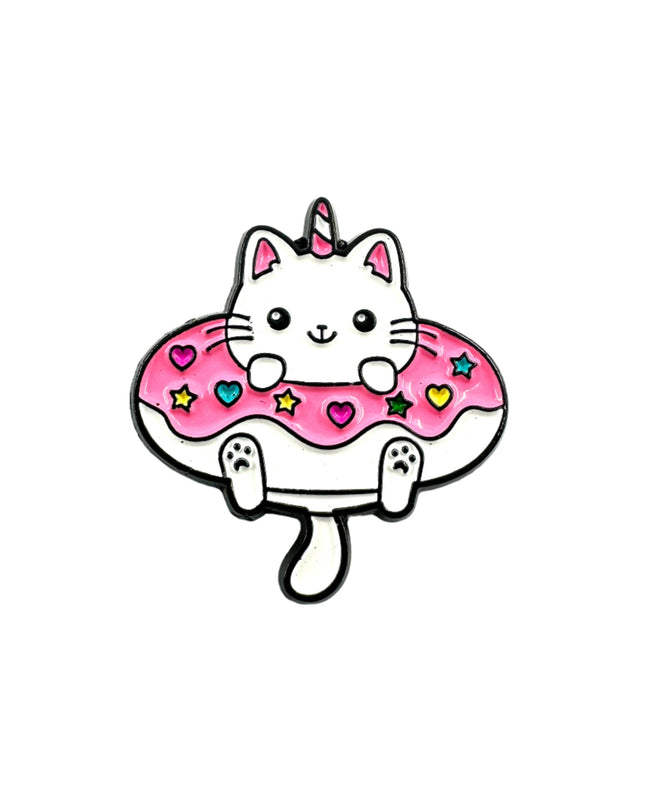 Donut Unicorn Cat Pin Badge | Tags: Accessories