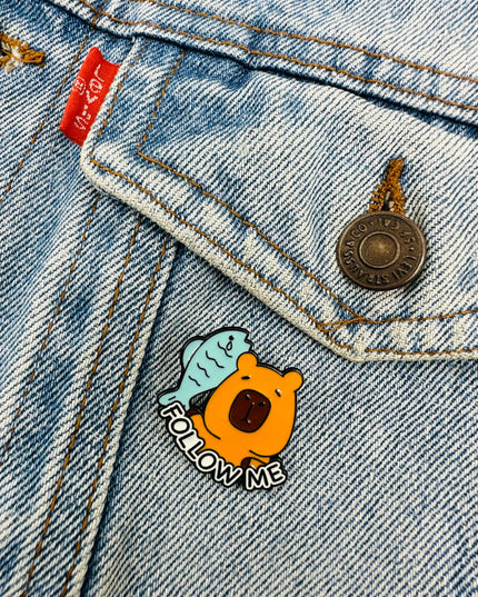 Brooch - Capybara XIV | Family Pajama Accessories