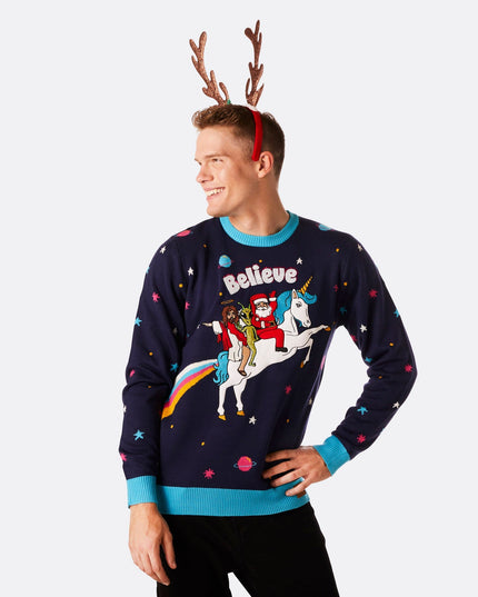 Men's Believe Christmas Sweater