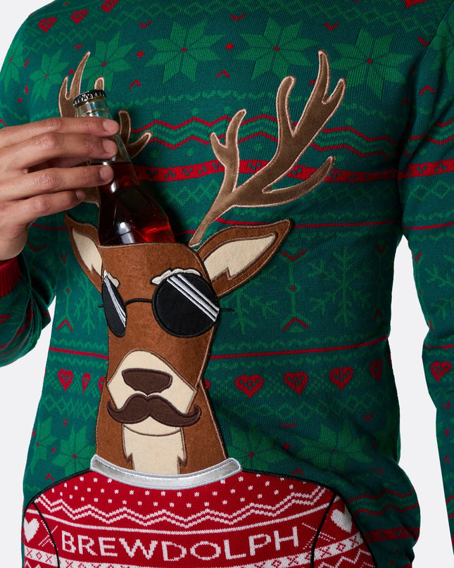 Men's Brewdolph Christmas Sweater