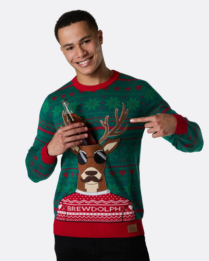 Men's Brewdolph Christmas Sweater