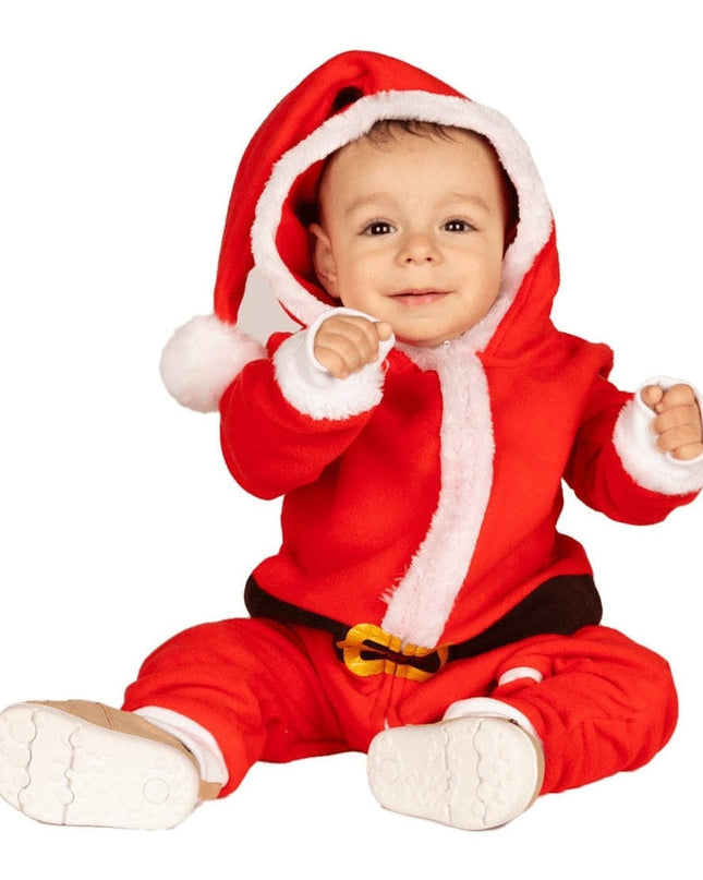 Baby / Toddler Santa Jumpsuit With Fur