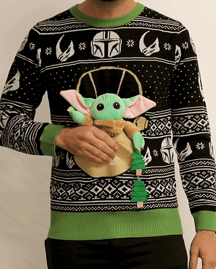 Women's Star Wars Baby Yoda Christmas Sweater