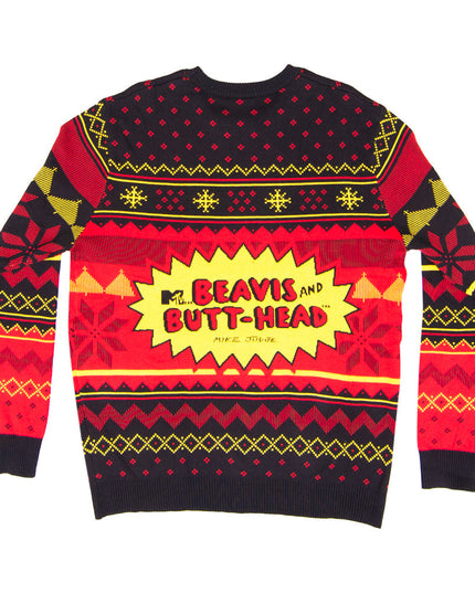 Beavis and Butthead Rock and Roll Ugly Sweater