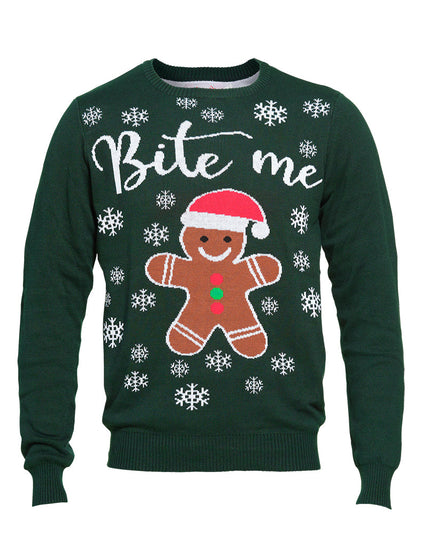Bite Me Christmas Sweater for Kids - Børn