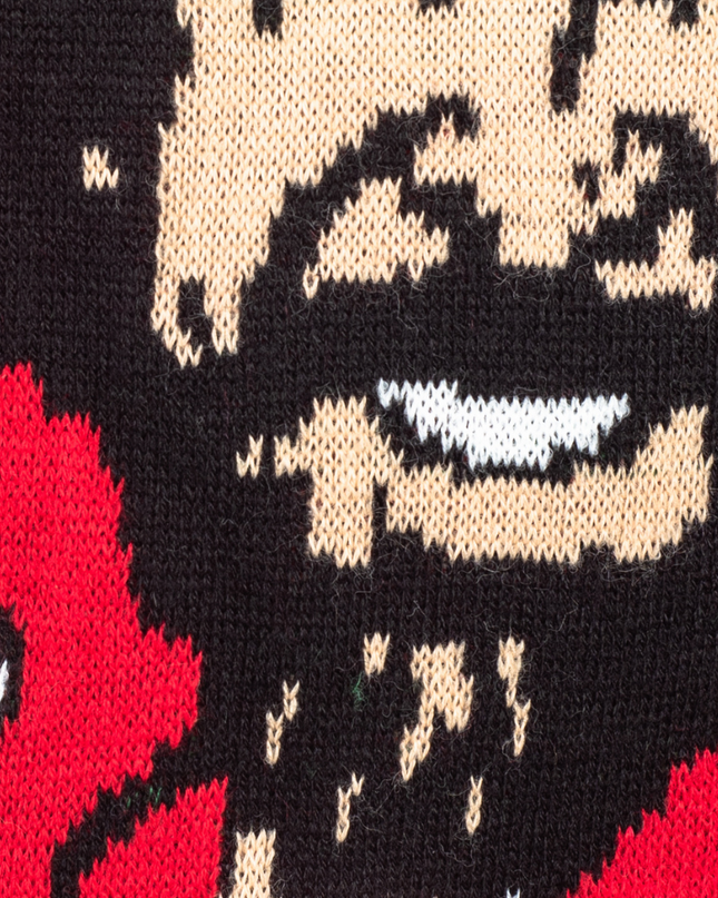 Naisten Bob Ross Happy Little Trees -rumma joulupaita