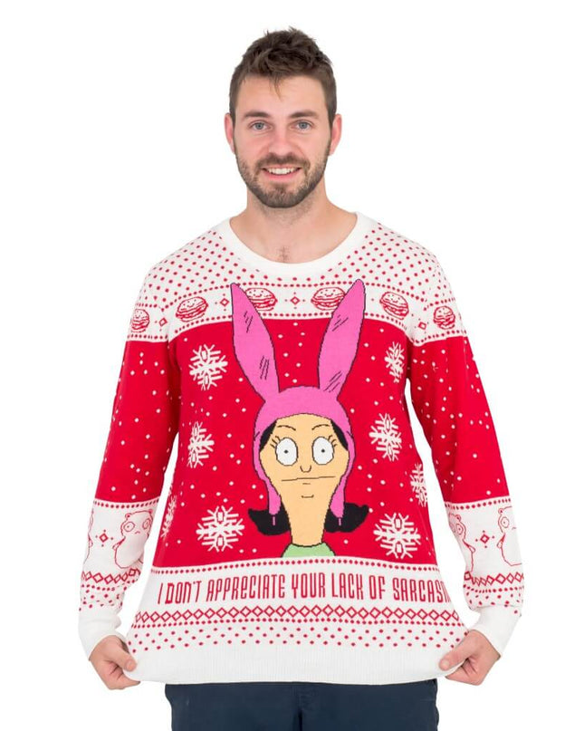 Bobs Burgers Louise Lack of Sarcasm Ugly Sweater