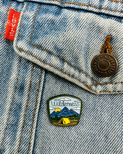 Wilderness Pin - Nature-Inspired Outdoor Accessory