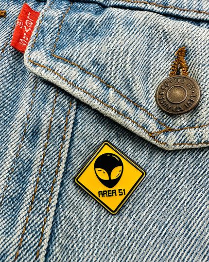 Area 51 Pin - Unique Accessory for UFO Enthusiasts
