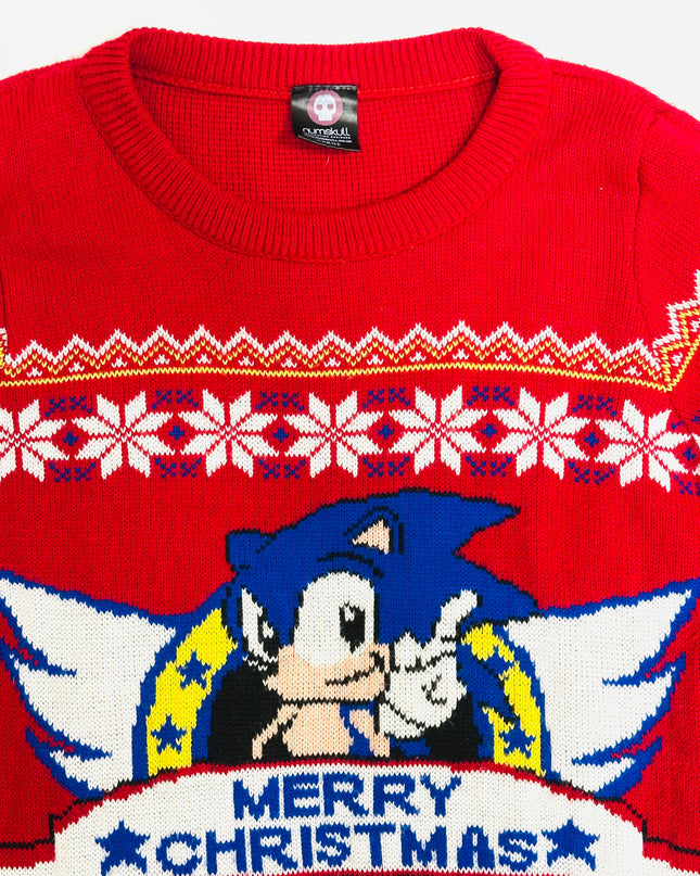 Vintage Sonic Christmas Sweater | Fun Holiday Apparel