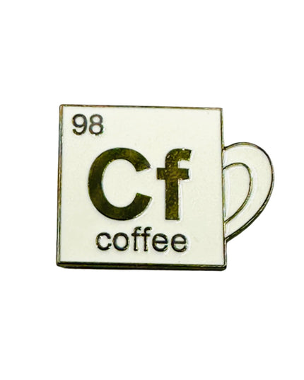 Caffeine Bond Pin Badge for Accessories