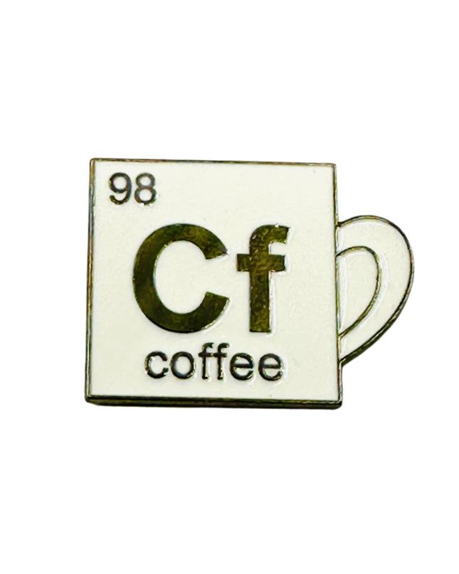 Caffeine Bond Pin Badge for Accessories