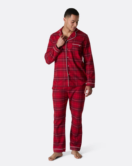 Red Flannel Christmas Pyjamas Family