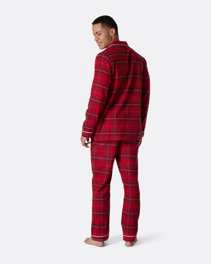 Men's Red Flannel Christmas Pajamas