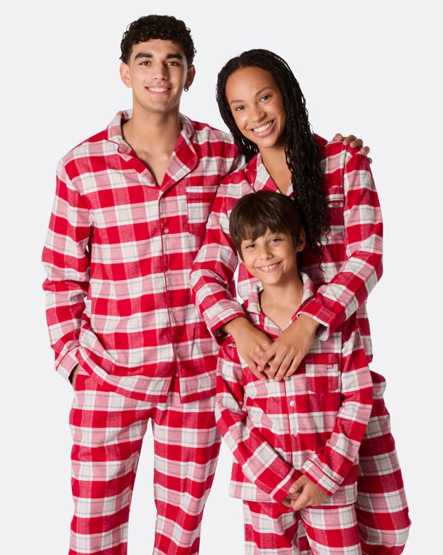 Red Flannel Family Christmas Pajamas