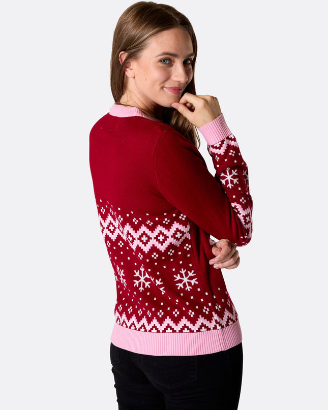 Women's Reindeer Christmas Sweater for a Joyful Celebration