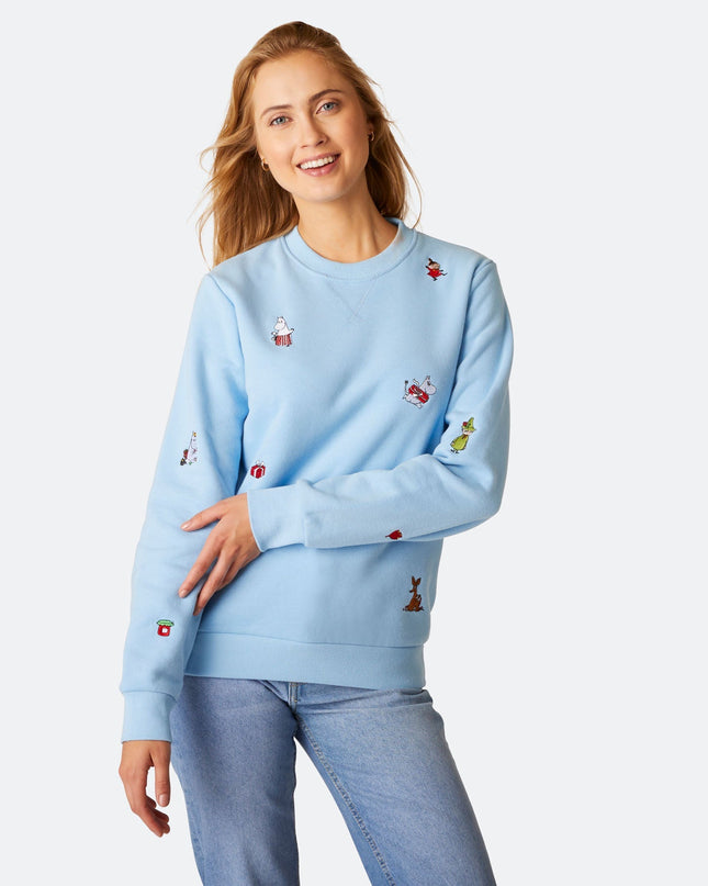 Women's Moomin Blue Christmas Sweatshirt