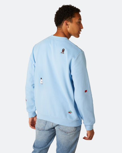 Men's Moomin Blue Christmas Sweatshirt