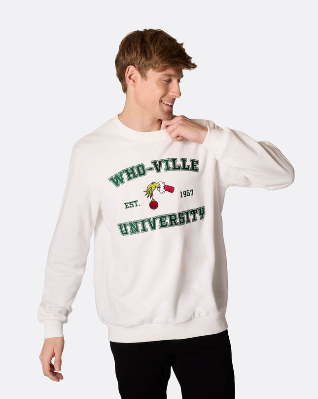 Men's Who-Ville University Christmas Sweatshirt