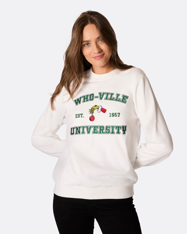 Women's Who-Ville University Christmas Sweatshirt