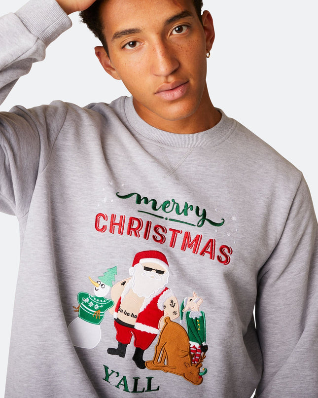 Men's Merry Christmas Y'all Christmas Sweatshirt