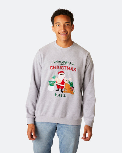 Men's Merry Christmas Y'all Christmas Sweatshirt