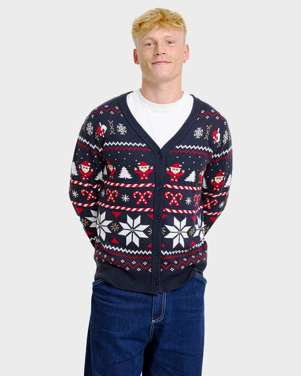 Men's Santa Christmas Cardigan