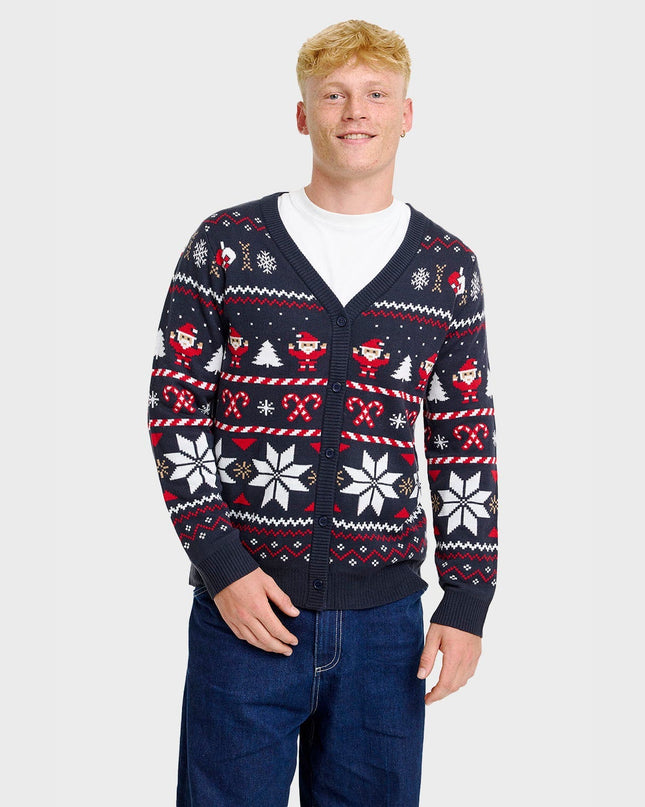 Santa's Christmas Cardigan for Men