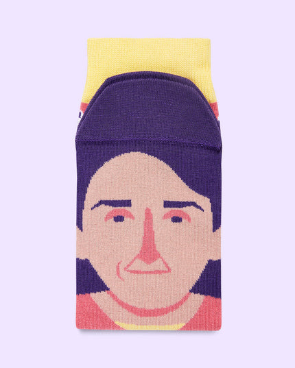 ChattyFeet Zokni - Georgia O'Keefeet Fun Socks