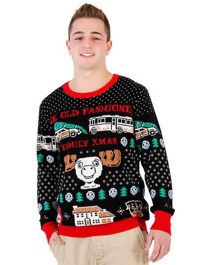 Christmas Vacation Family Sweater – Fun Old Fashioned Design