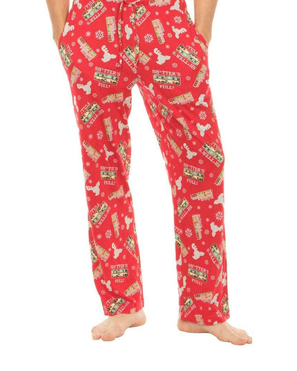 Christmas Vacation Shitter's Full Red Lounge Pants for Cozy Comfort