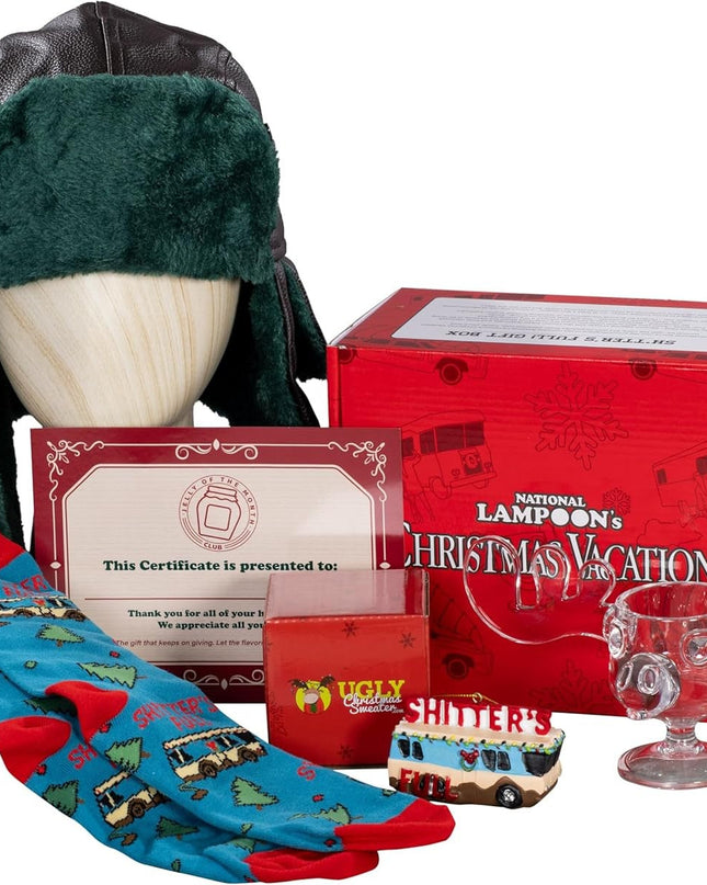 Christmas Vacation Gift Box Set with Cousin Eddie Hat & More