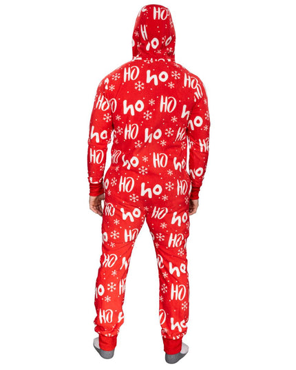 Ugly Christmas Sweater Fair Isle Adult Union Suit Pajamas