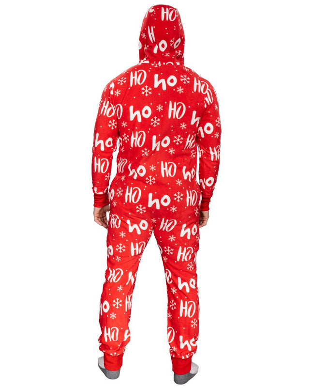 Ugly Christmas Sweater Fair Isle Adult Union Suit Pajamas