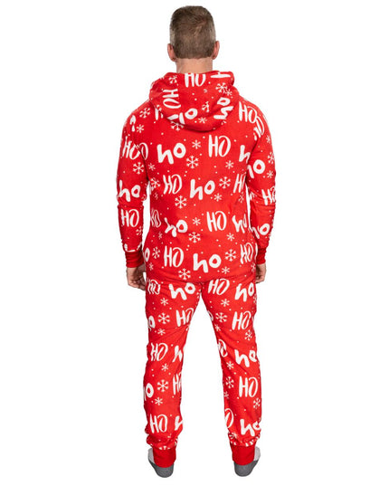 Ugly Christmas Sweater Fair Isle Adult Union Suit Pajamas