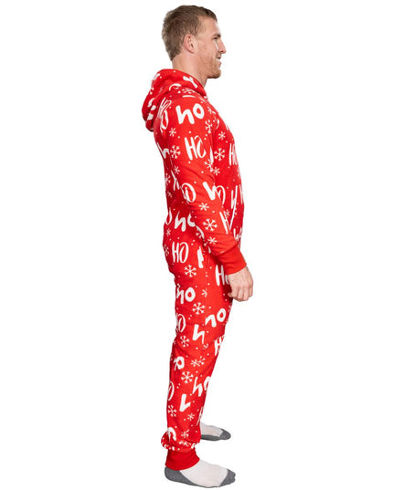Ugly Christmas Sweater Fair Isle Adult Union Suit Pajamas