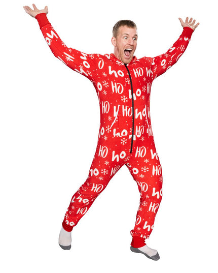 Ugly Christmas Sweater Fair Isle Adult Union Suit Pajamas